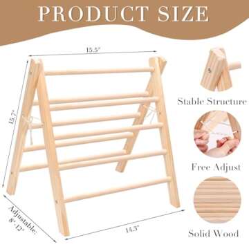 OAOLEER Large Claw Clip Organizer Holder, Hanging PVC Hair Clip Organizer Box Storage for Women Girls, Hair Clip Holder Display with Large Capacity for Wardrobe Closet Wall (Type A)