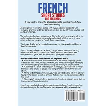French Short Stories for Beginners: 10 Exciting Short Stories to Easily Learn French & Improve Your ...