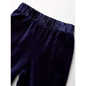 Juicy Couture Girls' Toddler 2 Pieces Velour Pants Set, Navy, 3T