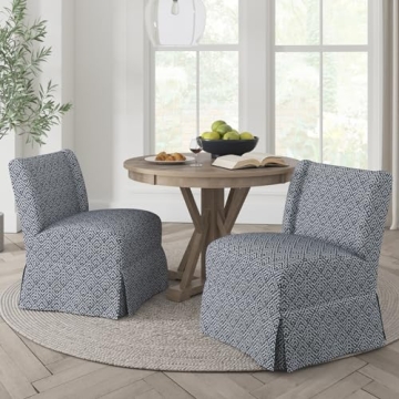 HULALA HOME Accent Chair Set of 2 with Washable Slipcover