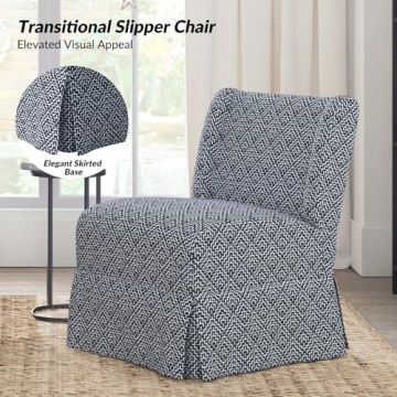 HULALA HOME Accent Chair Set of 2 with Washable Slipcover