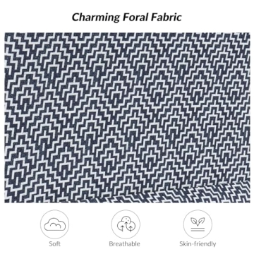 HULALA HOME Accent Chair Set of 2 with Washable Slipcover