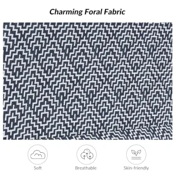 HULALA HOME Accent Chair Set of 2 with Washable Slipcover