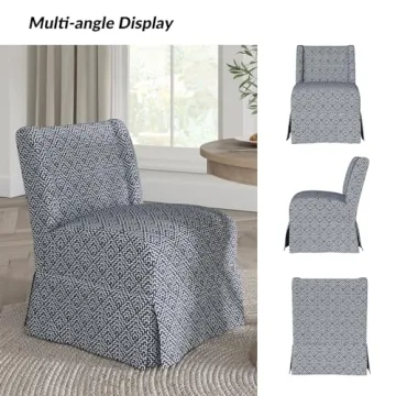 HULALA HOME Accent Chair Set of 2 with Washable Slipcover