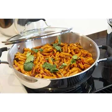 AVACRAFT Stainless Steel Everyday Pan for All Cooking Needs