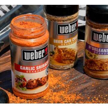 Weber Garlic Sriracha Seasoning - Flavorful Spicy Blend