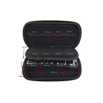 Onwon USB Drive Organizer Electronics Accessories Case Big Capability USB Flash Drives Bag (Blue)