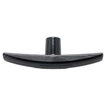 Camco 39508 Replacement Plastic Handle Compatible with Camco Waste Valve for RV Sewer Hose Support and RV Black and Gray Water Tanks, Black