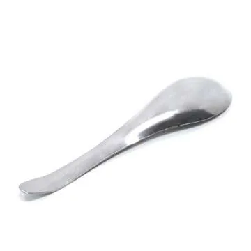 Honbay 1PCS Stainless Steel Garlic Ginger Fruits Root Vegetable Grater Grinder Spoon for Kitchen
