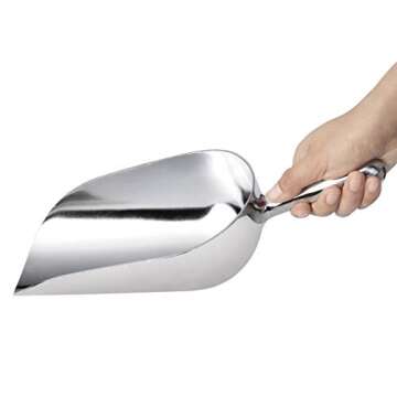 New Star Aluminum Utility Scoop - 58-Ounce Durable Design