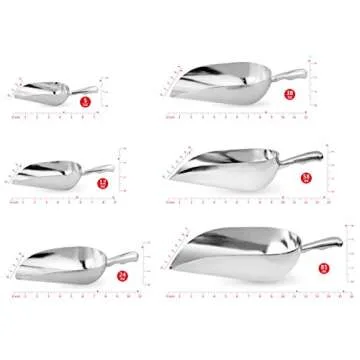 New Star Aluminum Utility Scoop - 58-Ounce Durable Design