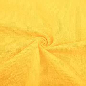 GRACE KARIN Women's Open Front Cropped Cardigan Sweaters Lightweight 3/4 Sleeve Shrugs Bolero Cardigan X-Large Yellow