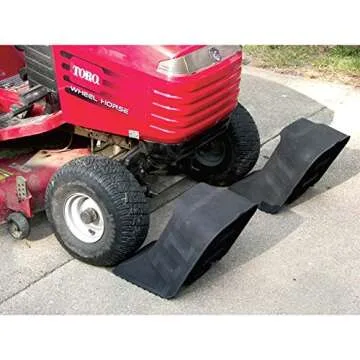 RhinoGear EZ Lift Riding Lawn Mower Ramps 500-Lb Capacity