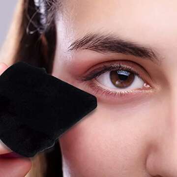 2 Pcs EVAOUXIU Triangle Powder Puff for Face Powder, Soft Plush Setting Powder Puff, Velour Cosmetic...