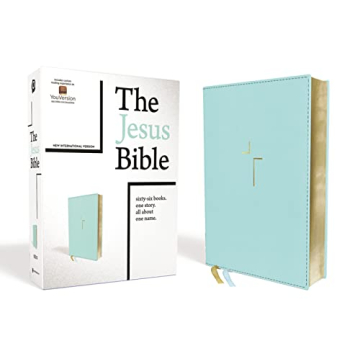 The Jesus Bible NIV Edition Teal Leathersoft Comfort Print