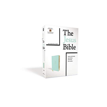 The Jesus Bible NIV Edition Teal Leathersoft Comfort Print