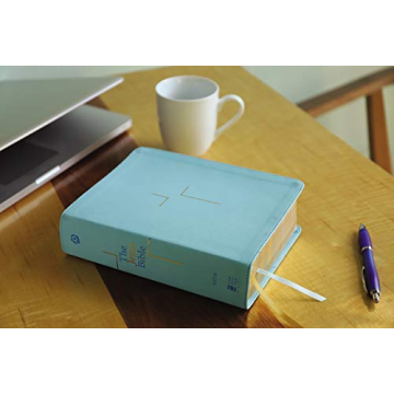 The Jesus Bible NIV Edition Teal Leathersoft Comfort Print