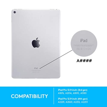 Logitech SLIM FOLIO PRO Backlit Bluetooth Keyboard Case for iPad Pro 12.9-inch (3rd and 4th gen) - Graphite