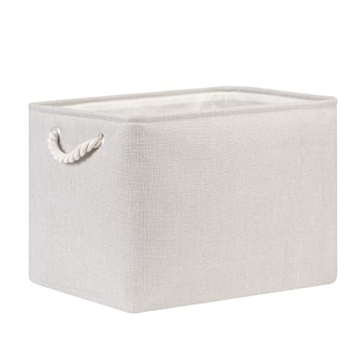 Bidtakay Large Fabric Storage Bins Set of 2 - Organizing Made Easy