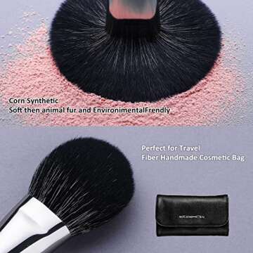 Professional Makeup Brush Set, EIGSHOW High End Makeup Brushes for Foundation Powder Blending Blush Bronzer Eyeliner Eyeshadow with Case (PRO 18pcs Grey)