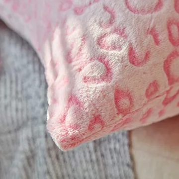 Set of 2 Leopard Print Pillow Covers for Cozy Decor