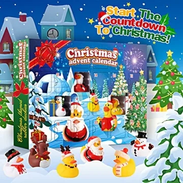 Yeriayha Advent Calendar 2024 Christmas Rubber Ducks