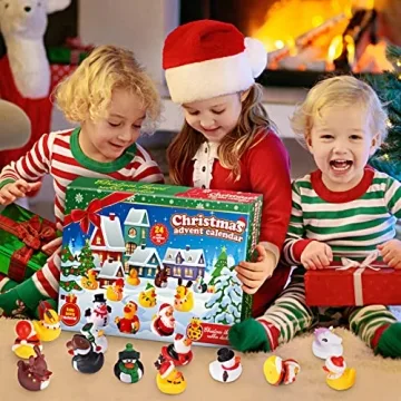 Yeriayha Advent Calendar 2024 Christmas Rubber Ducks