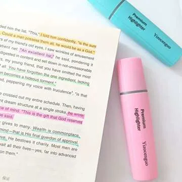 YIZOCENGUO Highlighters, 12 Color Assortment with Base