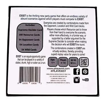 Exist Card Games Family Game Night Fun Multi Player Parties Icebreaker Laugh Till You Drop