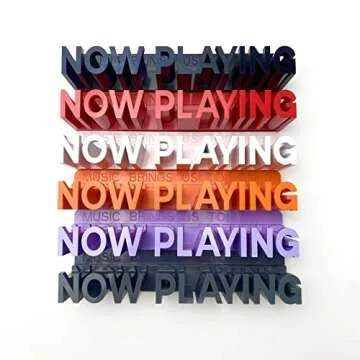 WPESI Now Playing Vinyl Record Stand Wall Mount,Vinyl Record Wall Mount Display Vinyl Wall Mount Albums Hanging Vinyl Record Wall Record Display Storage Holder (White)