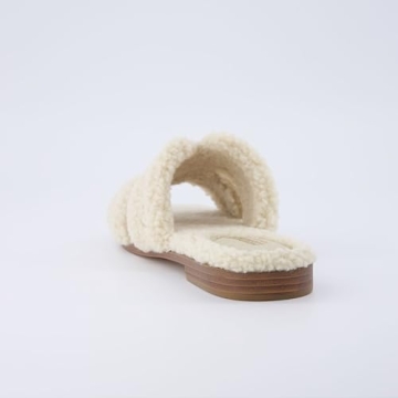 CUSHIONAIRE Women's Cozy Slide Sandals in Cream - Ultimate Comfort