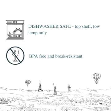 Juliska Isabella Acrylic Tumbler, Acrylic Glass - Clear Acrylic, Embossed Drinking Glass