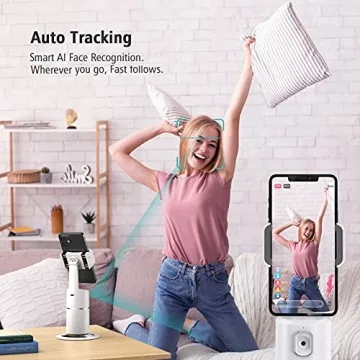 Auto Face Tracking Phone Holder for Easy Video Recording