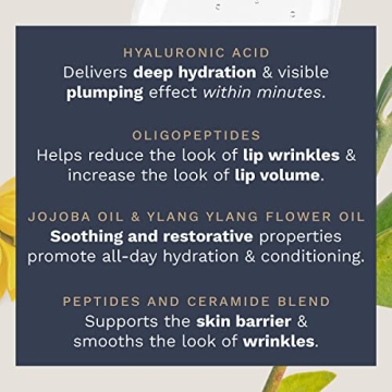 City Beauty City Lips Plumping Lip Gloss Tinsel Town - High-Shine Gloss for Fuller, Younger-Looking Lips | Hydrating & Smoothing Lip Treatment Hyaluronic Acid