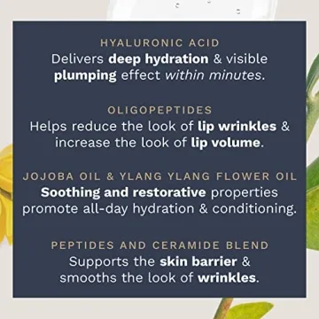 City Beauty City Lips Plumping Lip Gloss Tinsel Town - High-Shine Gloss for Fuller, Younger-Looking Lips | Hydrating & Smoothing Lip Treatment Hyaluronic Acid