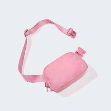 Pander Two Way Zipper Fanny Pack Nylon Everywhere Belt Bag for Women, Water Repellent Waist Packs, C...