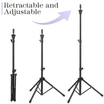 Adjustable Auroras Mannequin Head Stand for Cosmetology