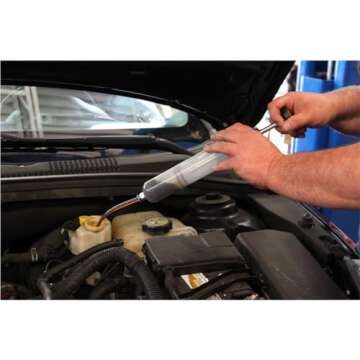 Mityvac MVA6851 7oz Fluid Evacuator Extractor and Dispensing Syringe, Lightweight, Easy to Clean, 7-1/2" Flexible Tube, Non-drip Cap, for Master Cylinders, Transaxles, Power Steering and Coolant