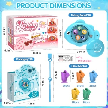 Interactive Fishing Toy Set for Kids - Valentine’s Gift