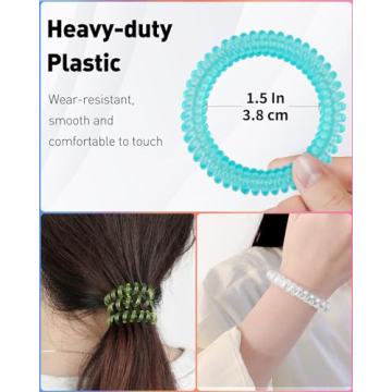 Uniclife Colorful Wrist Keychains & Tag Labels for Organization