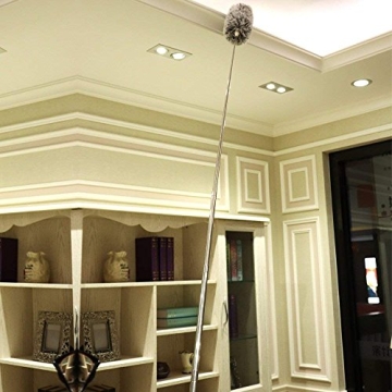 HEOATH Microfiber Feather Duster with Extendable Pole