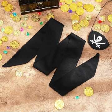 Coume Pirate Party Set - Bandana & Eye Patch Costume