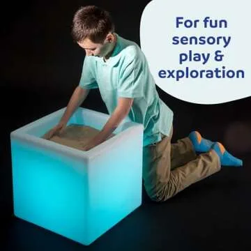 Fun and Function LimeLite LED Sand Table for Kids 5+