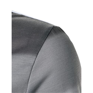 SOLY HUX Men's Colorblock Golf Shirt for Stylish Comfort