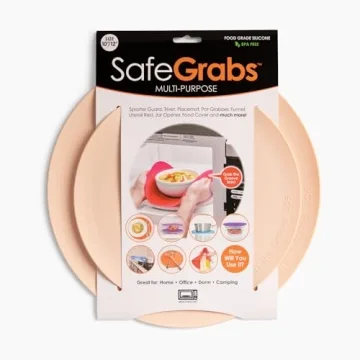 Safe Grabs: Multi-Purpose Silicone Original Microwave Mat as Seen on Shark Tank | BPA Free, Heat Res...