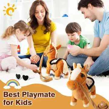 Marsjoy Interactive Singing Dancing Pony Toy for Kids