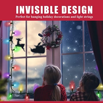 Miuezuth Mini Xmas Light Suction Cups Set of 120