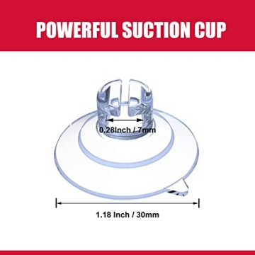 Miuezuth Mini Xmas Light Suction Cups Set of 120