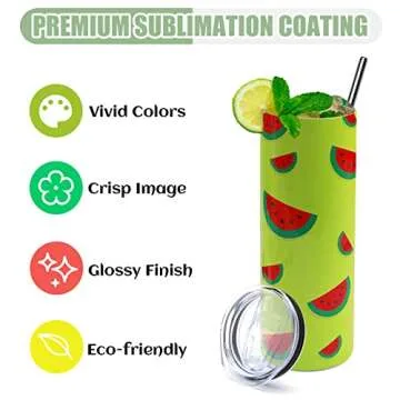 HTVRONT 20oz Sublimation Tumblers - Craft Your Own Designs