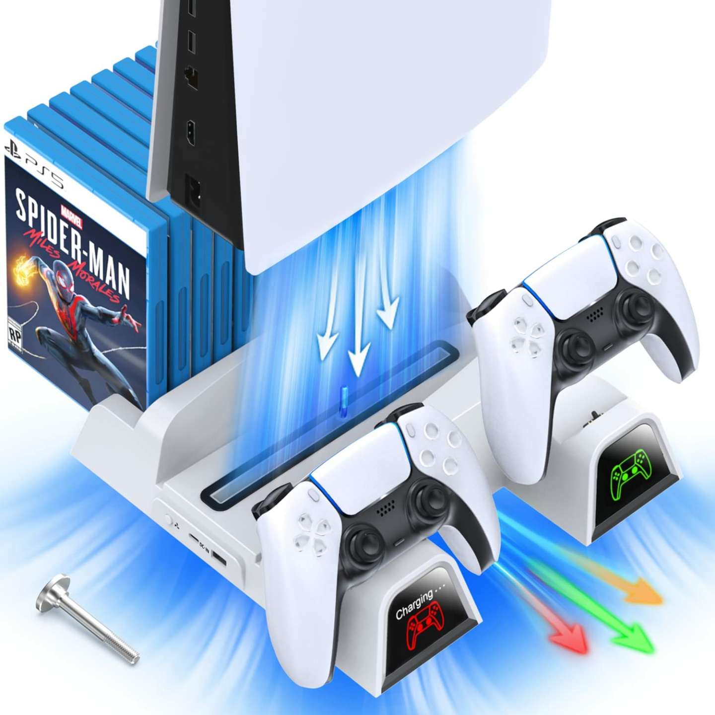 PS4 Controller Charging Station with Storage - Must-Have!